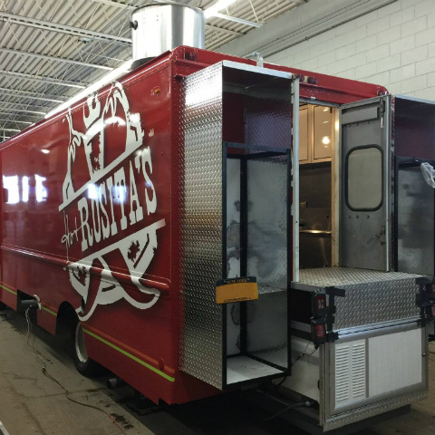 Custom food truck and safety equipment installer